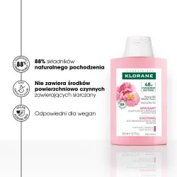 Miniaturka artykułu - #1 KLORANE Szampon do włos&oacute;w Piwonia, 200 ml