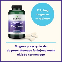 Zdjęcie produktu - #4 SWANSON Cytrynian Magnezu, 240 tabl.