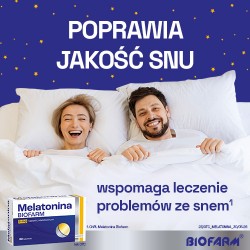 Zdjęcie produktu - #2 BIOFARM Melatonina 5mg, 30 tabletek