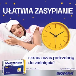 Miniaturka artykułu - #1 BIOFARM Lek Melatonina 5mg, 60 tabletek