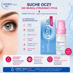 Miniaturka artykułu - #1 Vismed Multi Gel krople do oczu 0,3%, 10ml