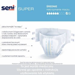 Zdjęcie produktu - #0 SENI SUPER Pieluchomajtki dla dorosłych XL, 10 szt