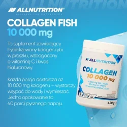 Miniaturka artykułu - #1 ALLNUTRITION COLLAGEN 10 000mg smak pomarańczowy, 480g