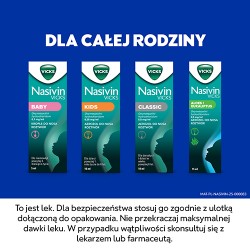 Zdjęcie produktu - #7 Nasivin Vicks Baby Krople na zatkany nos, 5 ml - lek udrażniający nos dla dzieci 3m+