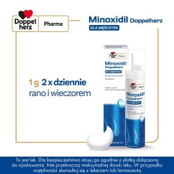 Zdjęcie produktu - #2 DOPPELHERZ MINOXIDIL dla mężczyzn Pianka na sk&oacute;rę głowy, 60ml