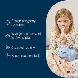 Zdjęcie produktu - #0 OMRON NamiCat Compressor Nebulizer Nebulizator kompresorowy, 1szt.