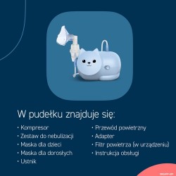 Zdjęcie produktu - #4 OMRON NamiCat Compressor Nebulizer Nebulizator kompresorowy, 1szt.