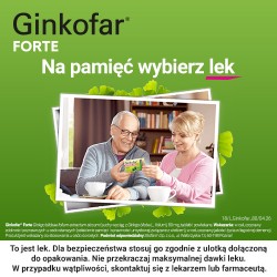 Zdjęcie produktu - #7 Ginkofar Forte 80 mg, 60 tabletek