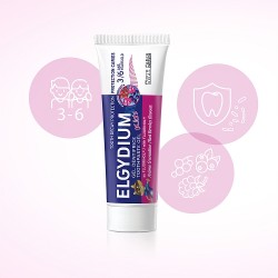 Zdjęcie produktu - #0 ELGYDIUM Pasta Dla Dzieci O Smaku Czerwonych Owoc&oacute;w, 50 ml