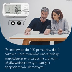 Zdjęcie produktu - #4 OMRON M6 Comfort AFib Ciśnieniomierz naramienny HEM-7380-E, 1 szt.