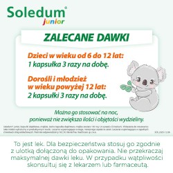 Zdjęcie produktu - #4 Soledum Junior 100 mg, 20 kapsułek dojelitowych miękkich