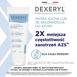 Miniaturka artykułu - #1 DEXERYL Emolient Krem do sk&oacute;ry suchej i atopowej, 250g
