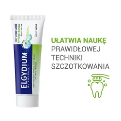 #3 – ELGYDIUM Edukacyjna pasta do zęb&oacute;w dla dzieci barwiąca płytkę nazębną, 50 ml