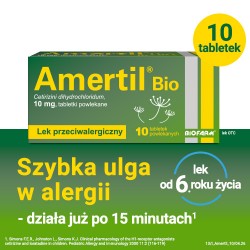 Zdjęcie produktu - #0 AMERTIL BIO 10 mg - 10 tabletek