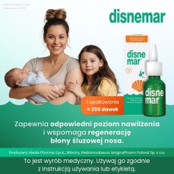 Zdjęcie produktu - #4 Disnemar Izotoniczny roztw&oacute;r soli mineralnych do nosa, 25 ml