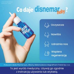 Zdjęcie produktu - #2 Disnemar Baby Izotoniczny roztw&oacute;r soli mineralnych do nosa, 25 ml