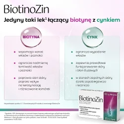 Miniaturka artykułu - #1 AFLOFARM BiotinoZin, 30 tabletek