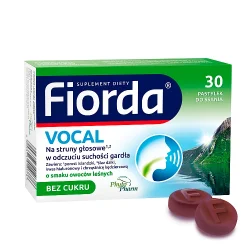 Miniaturka artykułu - #0 Fiorda Vocal o smaku owoc&oacute;w leśnych, 30 pastylek