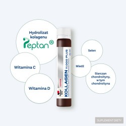 Zdjęcie produktu - #1 Zestaw Doppelherz System Kollagen 11.000 Plus, 60 ampułek po 25 ml