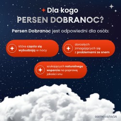Zdjęcie produktu - #2 Persen Dobranoc melatonina, kwas GABA, kozłek lekarski,  20 tabl.