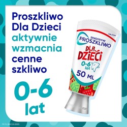 Zdjęcie produktu - #0 Sensodyne Proszkliwo Pasta do zęb&oacute;w z fluorem dla dzieci truskawkowa, 50 ml