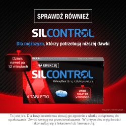 Zdjęcie produktu - #5 Silcontrol Max 50 mg, 4 tabletki powlekane