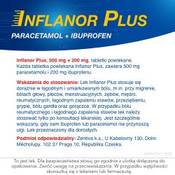Zdjęcie produktu - #8 Inflanor Max ibuprofen 400 mg, 50 tabletek