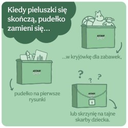 Zdjęcie produktu - #2 Moomin Baby Diapers Pieluszki ekologiczne 5 (10-16kg), 120 szt.