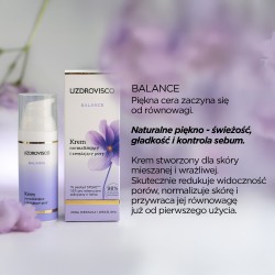 #0 – UZDROVISCO Balance Krem normalizujący i zwężający pory, 50 ml