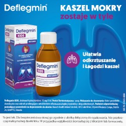 Zdjęcie produktu - #1 Deflegmin Kids syrop 15mg/5 ml, 120 ml