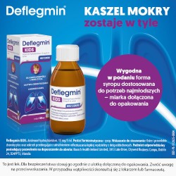Zdjęcie produktu - #2 Deflegmin Kids syrop 15mg/5 ml, 120 ml