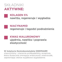 #2 – Idee Derm Kolagen Filler Krem wypełniający zmarszczki z kolagenem 5%, 50 ml