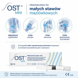 Miniaturka artykułu - #1 OST Mini Hialuronian sodu 10 mg/1 ml, 1 ampułko-strzykawka