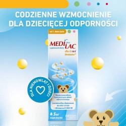 Zdjęcie produktu - #1 Mediprolac dla dzieci Immuno krople, 5 ml - probiotyk i witamina D