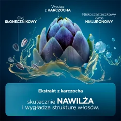 Miniaturka artykułu - #1 Artishoq Nawilżenie i wygładzenie Odżywka ekspresowa kuracja nawilżająca, 200 ml