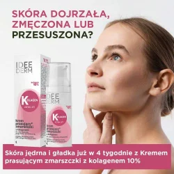 Miniaturka artykułu - #0 Idee Derm Krem prasujący zmarszczki z kolagenem 10% do cery dojrzałej, 50 ml