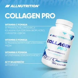 Miniaturka artykułu - #0 Allnutrition Collagen Pro, 180 kaps.