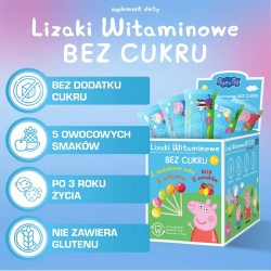Zdjęcie produktu - #2 Domowa Apteczka Lizaki witaminowe bez cukru Peppa, 50 szt.