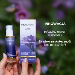#0 – Uzdrovisco Night Renew Serum stymulujące i przeciwzmarszczkowe na noc, 30 ml