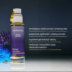 #1 – Uzdrovisco Night Renew Serum stymulujące i przeciwzmarszczkowe na noc, 30 ml