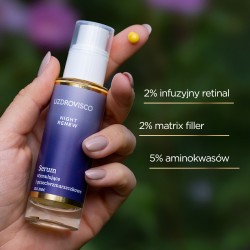 #7 – Uzdrovisco Night Renew Serum stymulujące i przeciwzmarszczkowe na noc, 30 ml