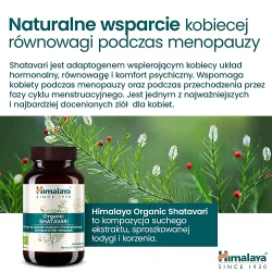 Miniaturka artykułu - #0 Himalaya Organic Shatavari, 60 tabl.
