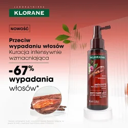 #3 – Klorane Przeciw wypadaniu włos&oacute;w Kuracja intensywnie wzmacniająca z Chininą, 100 ml