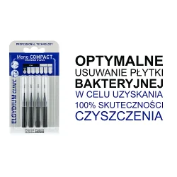 Miniaturka artykułu - #0 Elgydium Clinic Mono Compact Szczoteczka do przestrzeni międzyzębowych 0,6 mm, 4 szt.