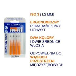 #2 – Elgydium Clinic Mono Compact Szczoteczka do przestrzeni międzyzębowych 1,2 mm, 4 szt.