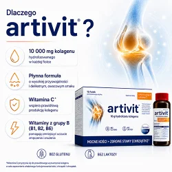 Miniaturka artykułu - #1 Artivit Kolagen 10000 mg z witaminą C, 15 fiolek x 25 ml