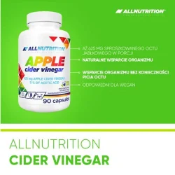 Miniaturka artykułu - #0 Allnutrition Apple Cider Vinegar Ocet jabłkowy, 90 kaps.