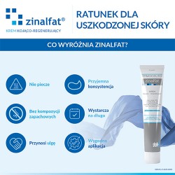 Zdjęcie produktu - #3 ZINALFAT Krem kojąco-regenerujący z tlenkiem cynku, 50 ml