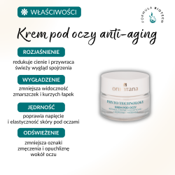 Zdjęcie produktu - #0 Orientana Phyto Technology Retinol Kofeina Moringa Przeciwzmarszczkowy krem pod oczy, 15 ml