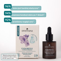 Zdjęcie produktu - #1 Orientana Phyto Technology Serum aktywujące odnowę sk&oacute;ry Endorfiny Kwas Mlekowy Czerwona Koniczyna, 30 ml